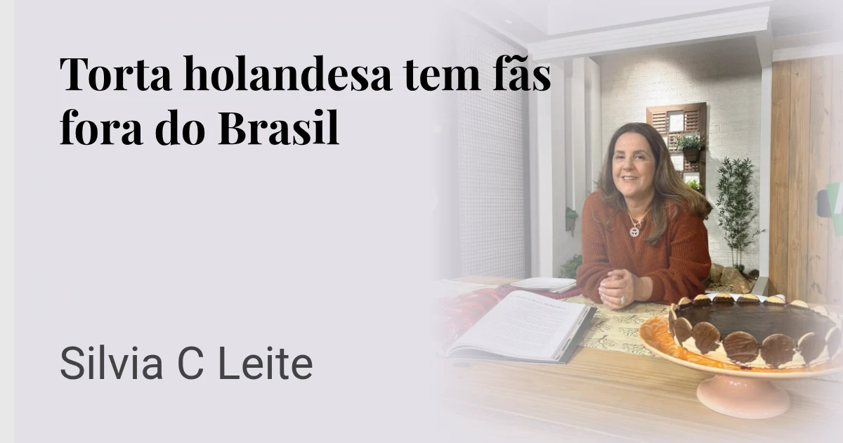 Torta holandesa tem fãs fora do Brasil 